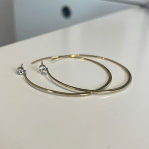 Michael Kors gold hoops